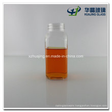 250ml 8oz Cube Shape Glass Juice Bottle